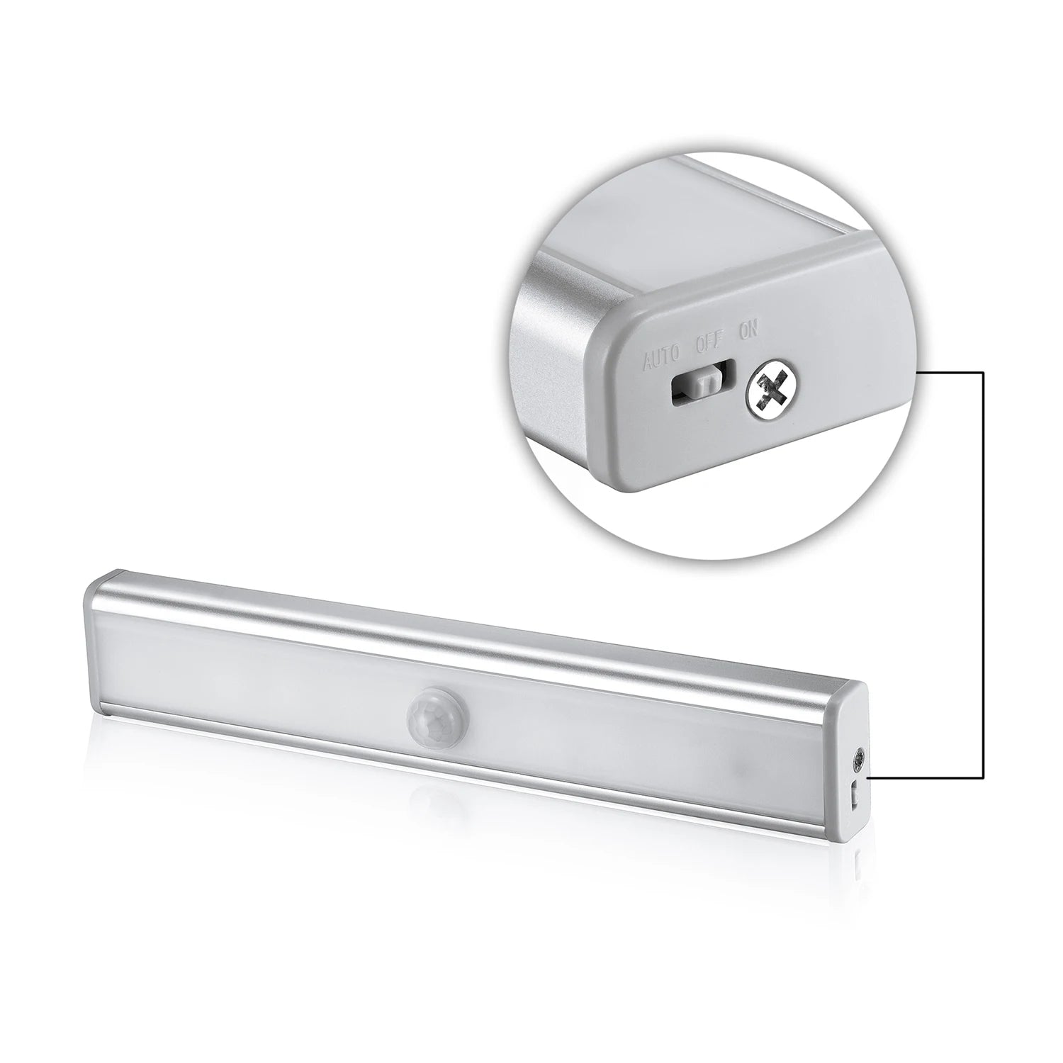 Drill-Free Magnetic Sensor Night Light USB Rechargeable for Closet Hallway Bedroom Automatic Induction Installation Zpaxo