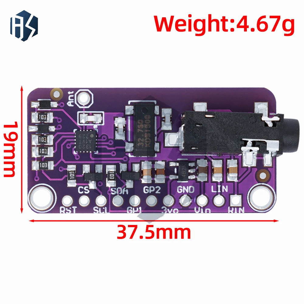 FM Transmitter Module SI4713 Stereo Frequency Modulation CJMCU-4713 Zpaxo