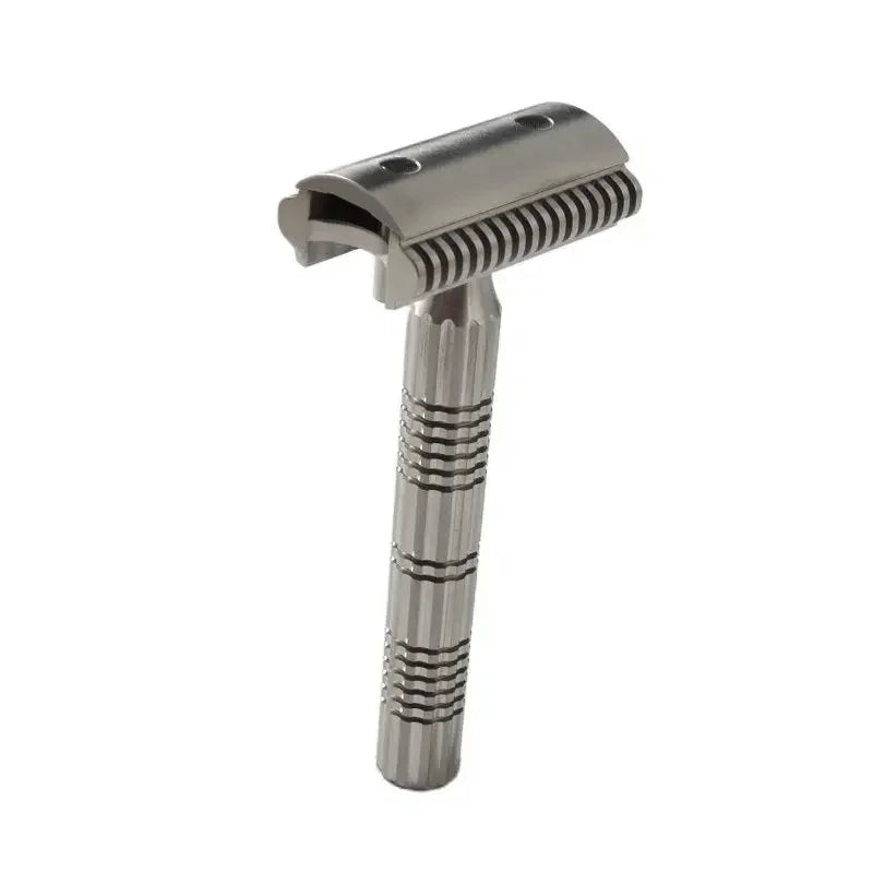 Yaqi Mens Raw Color Version Bohemia 316 Stainless Steel Adjustable Baseplate New Safety Razor Retro Fashion High Quality Razor Zpaxo