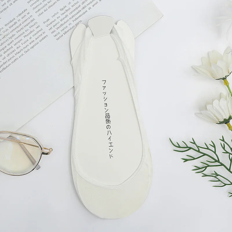 Invisible Silicone Anti-slip Short Socks Summer Ice Silk Ultra-thin