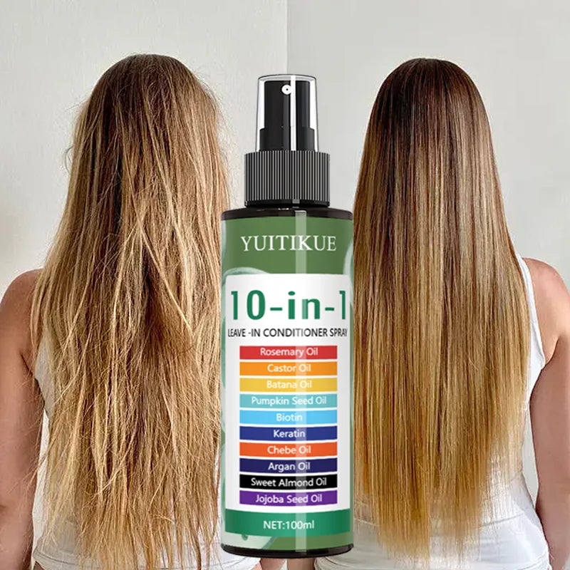 YUITIKUE 10-in-1 Leave-In Hair Treatment – Rosemary & Argan Oil Leave-In Hair Treatment Zpaxo
