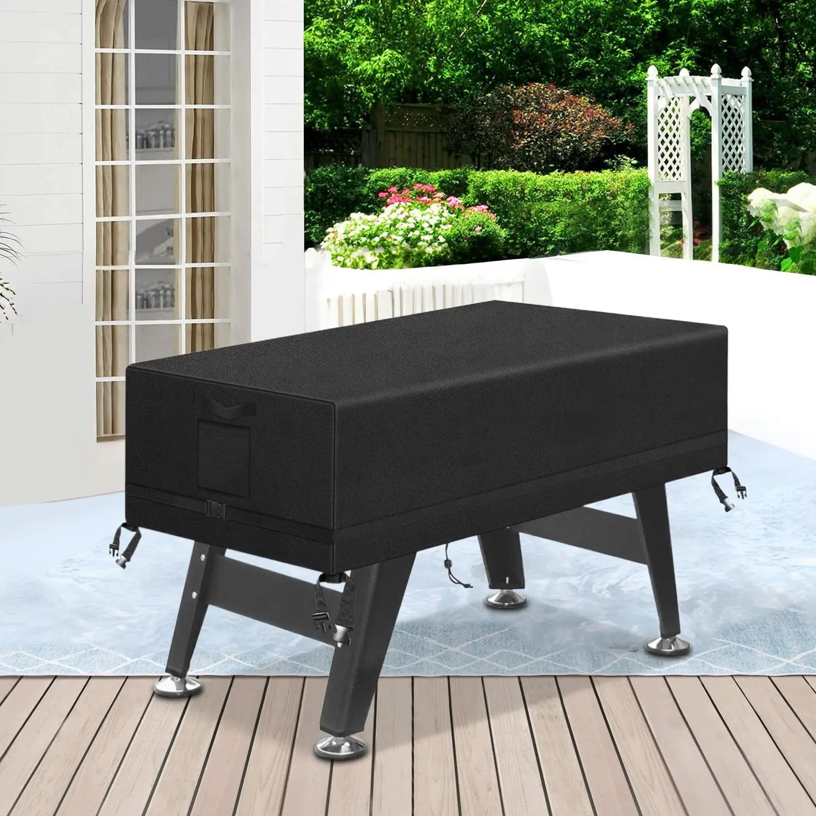 Dustproof Football Table Cover Waterproof 210D Heavy Fabric Outdoor