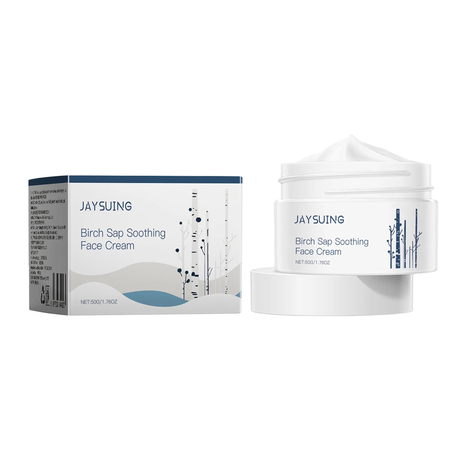Jaysuing Birch Juice Lotion, Moisturizing Spray & Face Cream Set Skincare Moisturizer Set Zpaxo Cream 50ML
