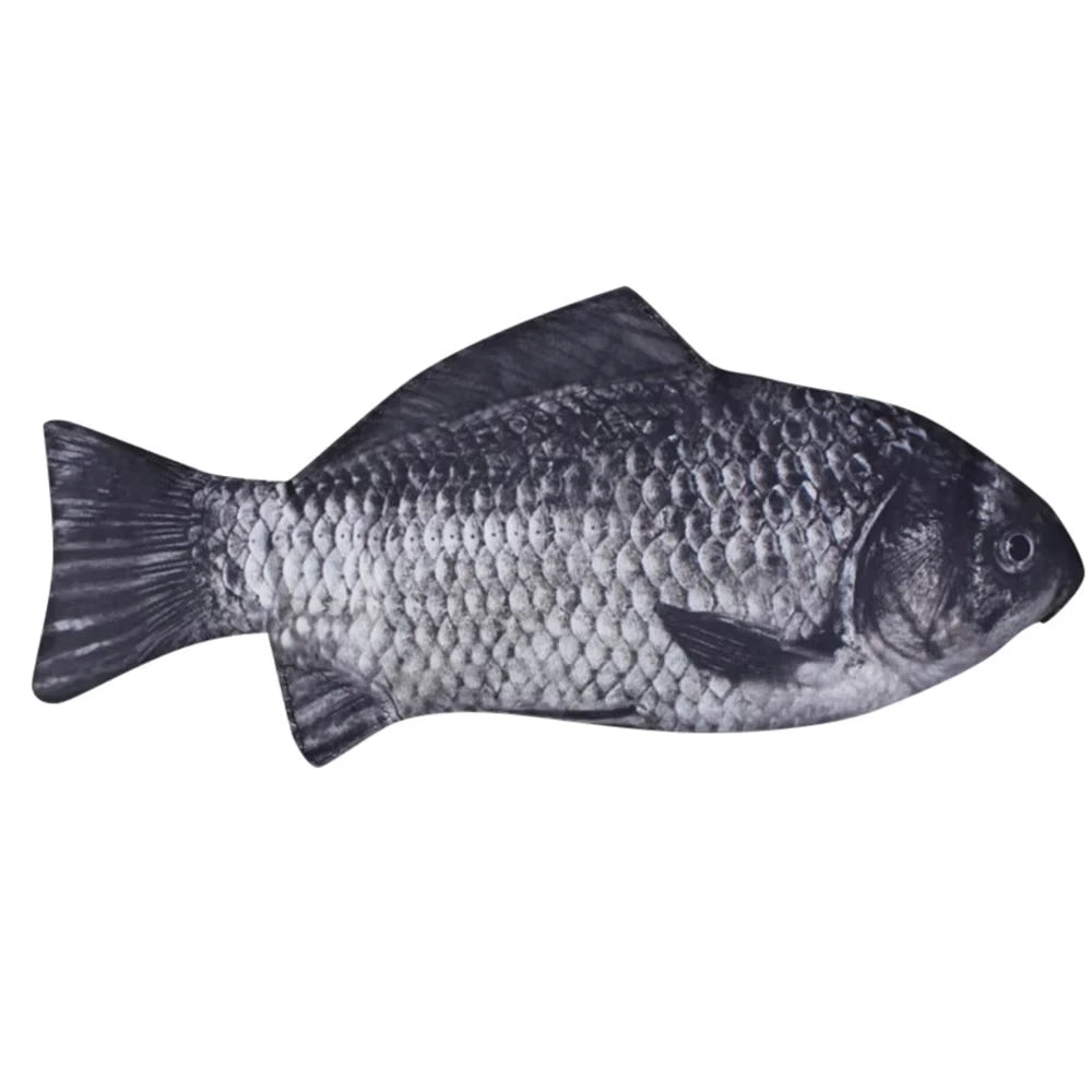 Carp Pen Bag Realistic Fish Shape Pencil Bag Stationery Bag Make-up Pouch With Zipper Back To School Pencil Pouch Pen Bag Zpaxo