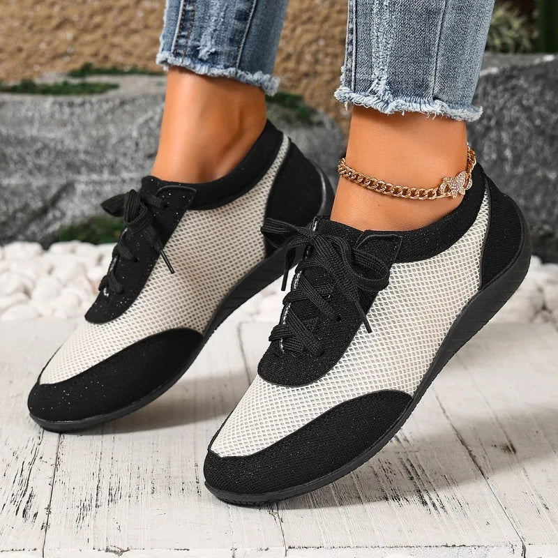 Spring Autumn Women's Mesh Fabric Breathable Single Shoes Women Zpaxo