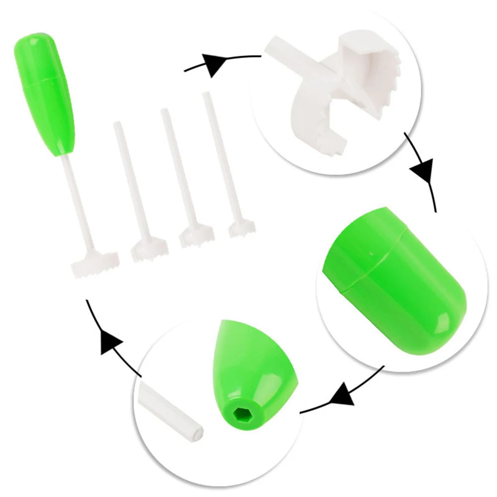 Veggie Corkscrew Carver Set Vege Drill Digging Device Corer Vegetable Spiral Cutter Spiralizer Kitchen Gadget Zpaxo