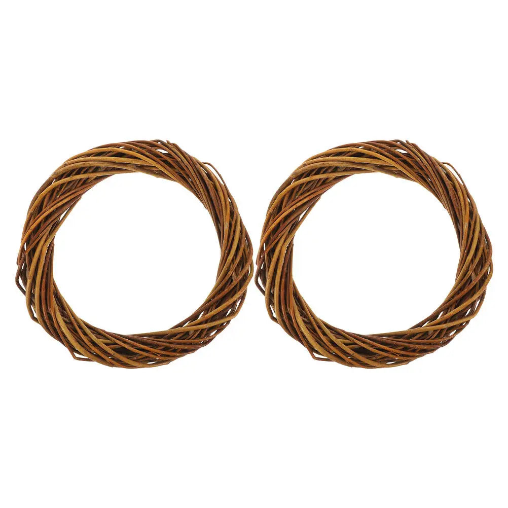 Natural Wicker Wreath Frames Round DIY Craft Base Christmas Wedding