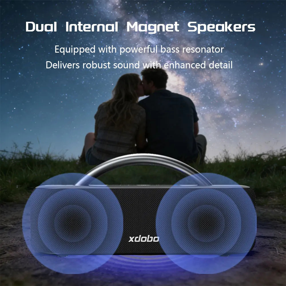 XDOBO Bluetooth Speaker Wireless 100W Deep Bass Subwoofer Portable Zpaxo