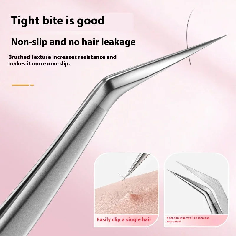 Precision Eyelash Tweezers Professional Beauty Grafting