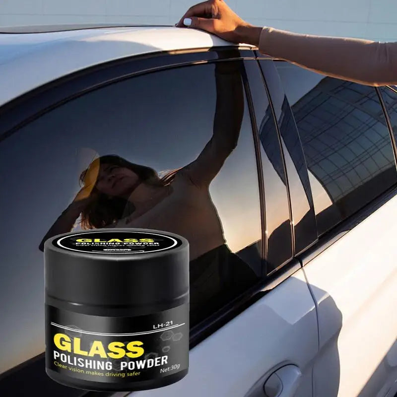 Glass Polishing Powder Detergent Glasses Scratch Remover Washing