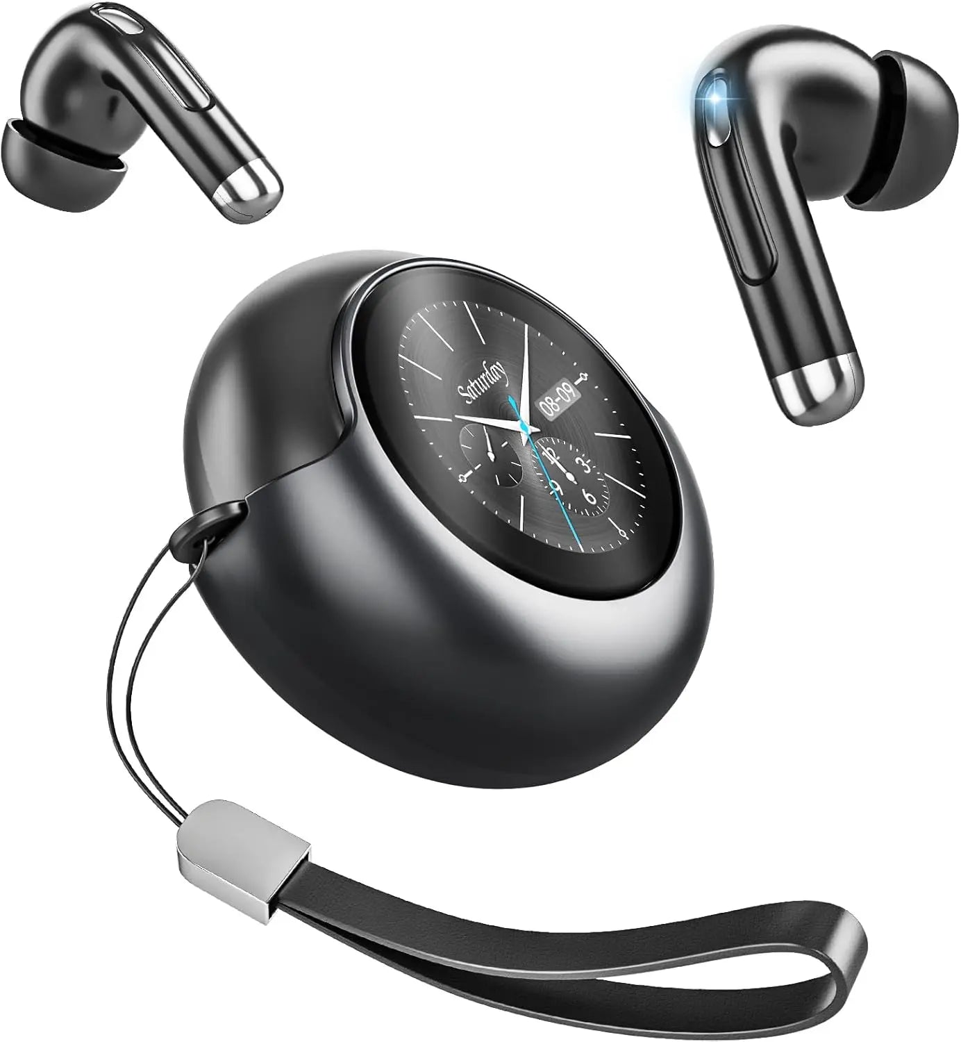 Wireless Earbuds ENC Noise Cancelling Ear Buds Smart Touchscreen Case