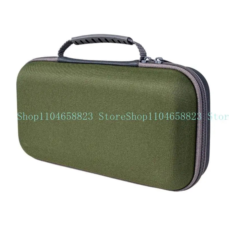 652F Portable Microphone Carrying Case EVA Shell with Soft Shockproof Lining Adjustable Divider For Travel Performances Zpaxo