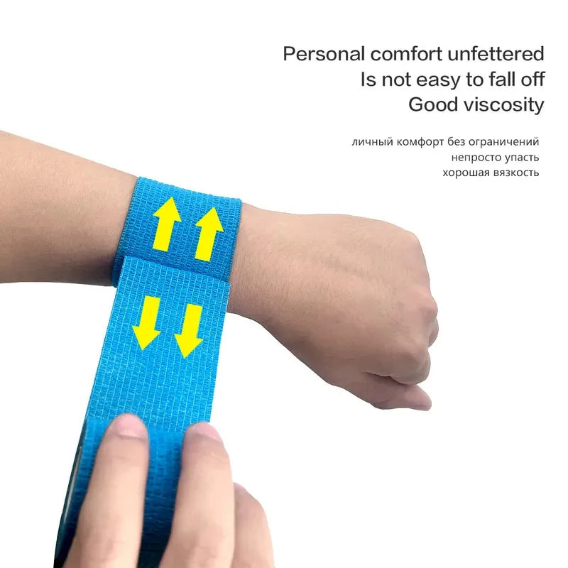 Self-Adhesive Cohesive Bandage Wrap – Sports & Vet Use