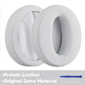 Replacement Ear Pads For Sennheiser HD 450/440/430/458BT/400S/350 BT Headphones Memory Foam Ear Cushions Ear Cover Accessories Zpaxo Leather White