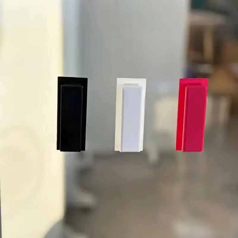 2/4pcs Adhesive Glass Sliding Door Handle – No Drill, 3 Colors, Slip-Free Grip, Easy Install, Sturdy Zpaxo
