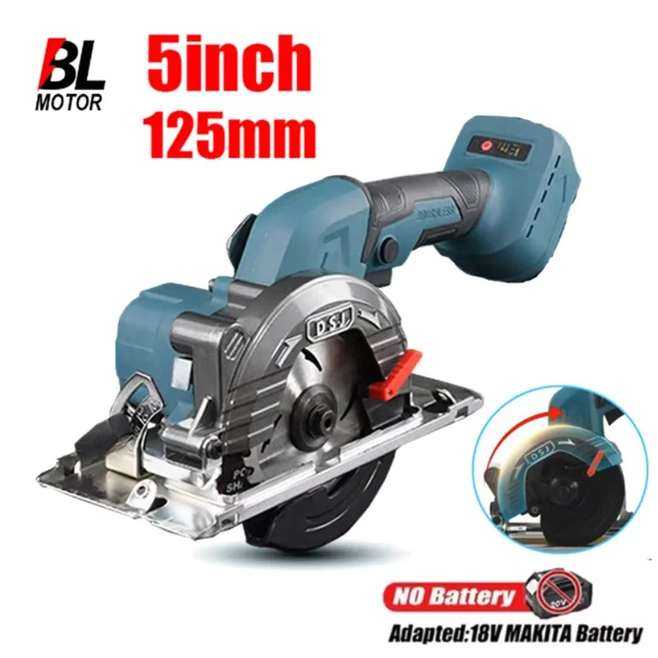 Brushless Circular Saw Multifunctional Cutting Tool Handheld Cordless