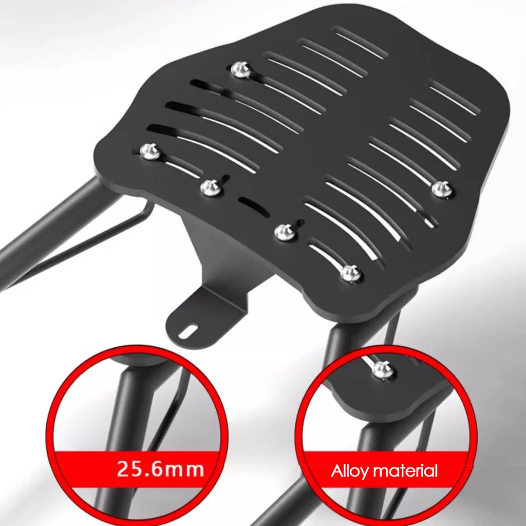 Motorcycle Trunk Rack Stainless Steel Adjustable Tour Pack Rack Wear-Resistant Trunk Rack Motorcycle Accessories for Daily Life Zpaxo