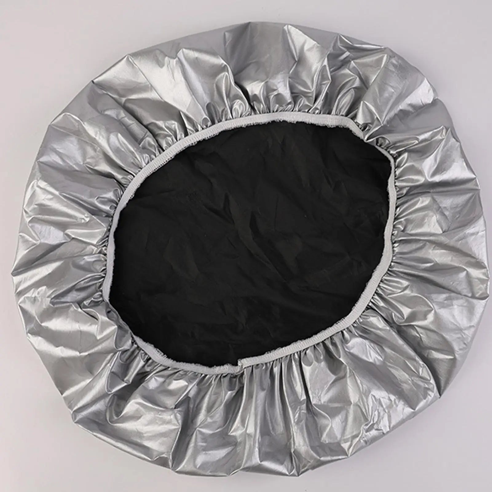 42cm Car Steering Wheel Sun Block Silver Coated Cloth Sun Shade Cover Auto Steering Wheel Sheath Sunscreen Insulation Accessorie Zpaxo