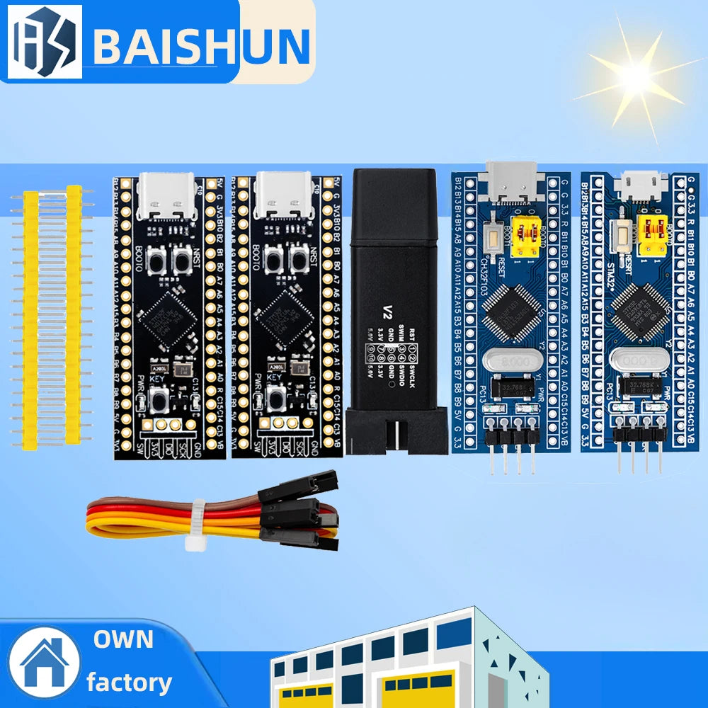 ST-LINK V2 Programmer & Simulator – Supports STM32F103C8T6, F401, F411 Minimum System Development Boards Zpaxo