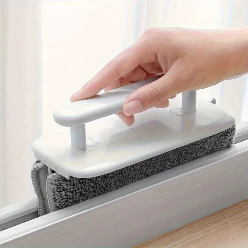 2 Cleaning Brush Handle 1 Microfiber Cloth Easy Slide Scraper Family