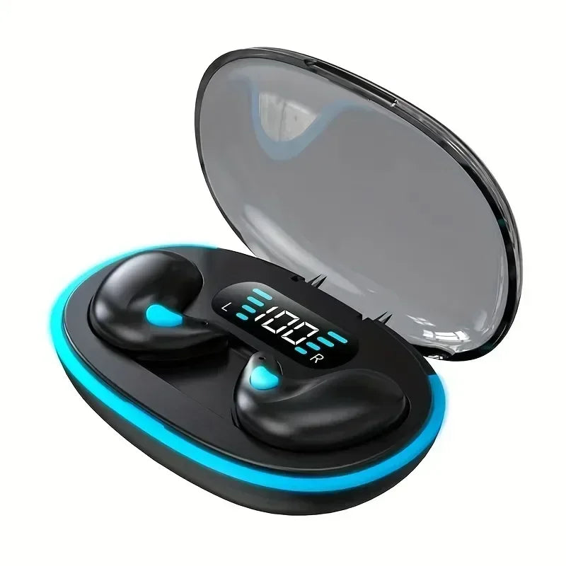 X55 Wireless Sleep Earphone Noise Reduction Invisible Sleeping Zpaxo black
