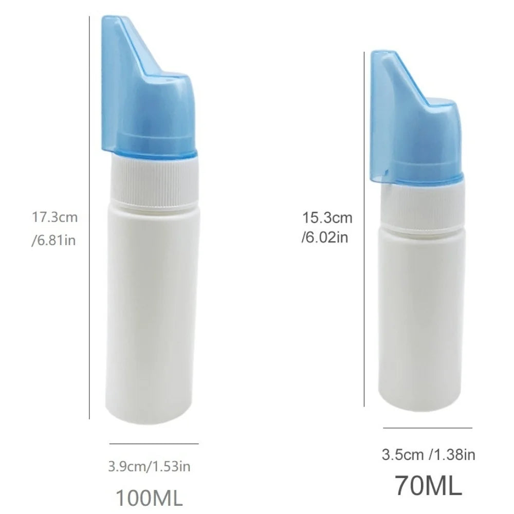 The Nasal Irrigator Nasal Wash Cleaner Fine Atomizer Spray Bottle Portable Travel Liquid Container Special Containers Zpaxo