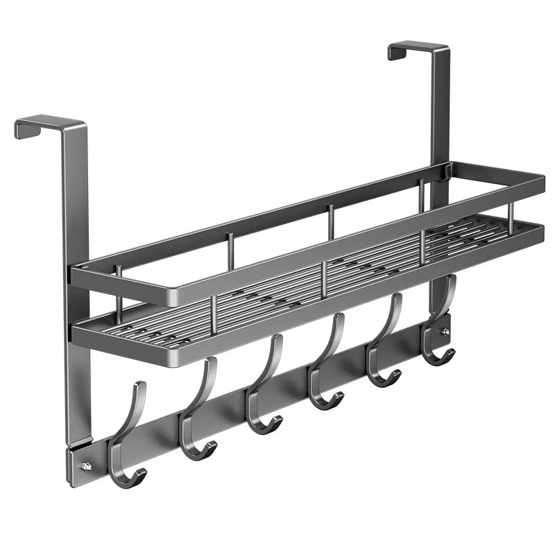 Over-the-Door Organizer Rack – Coat, Hat & Towel Hanger Door Organizer Rack Zpaxo 1PC Gary