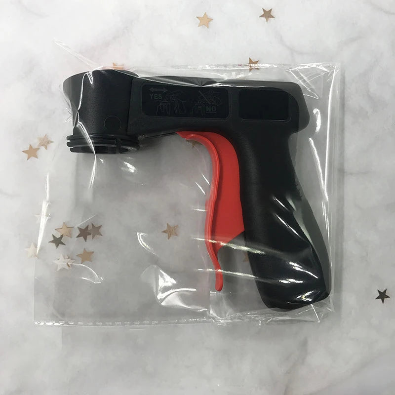 Universal Plastic Portable Spray Paint Handle Anti-slip Reusable Car Zpaxo Black red