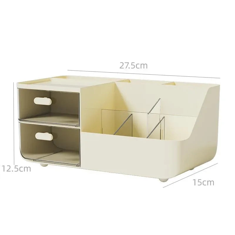 Desktop Drawer Organizer – Cosmetics & Stationery Storage Box Desktop Drawer Organizer Zpaxo