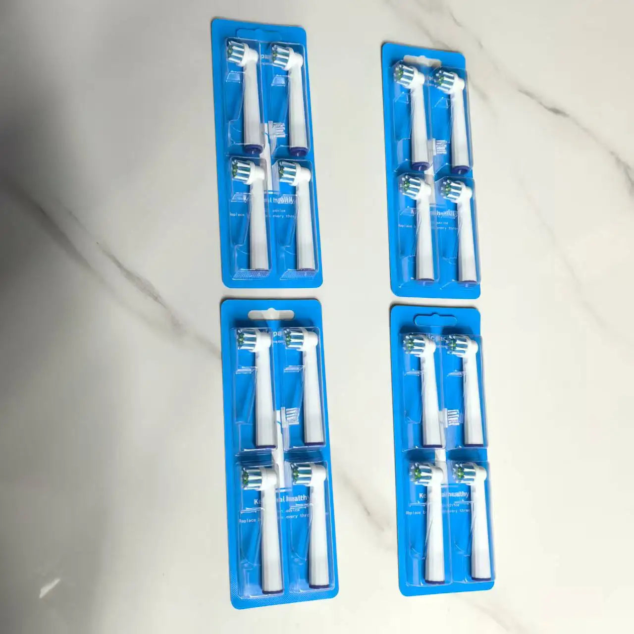 4 Electric Toothbrush Head Oral B Sensitive Replacement Brush Heads Zpaxo YMEB50-16pcs