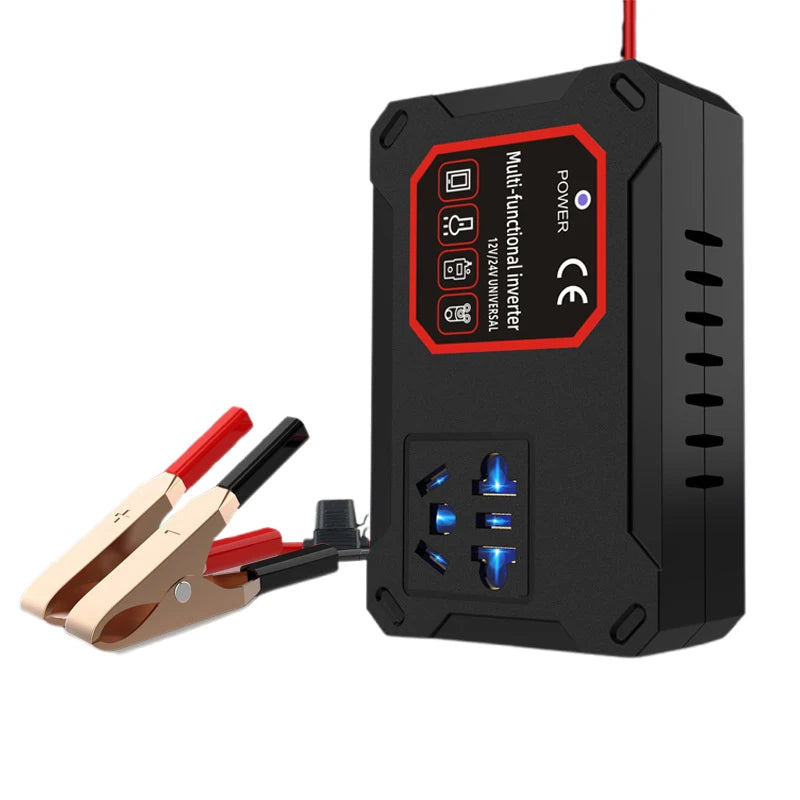 Car Power Inverter LED Display 2000W 12V 220V 110V Converter Charger Zpaxo A1