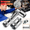 90 Degree Grease Coupler Fitting Tool Adapter Nozzle Lubrication
