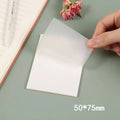 Transparent Waterproof Sticky Note Pads – 50–250 Sheets