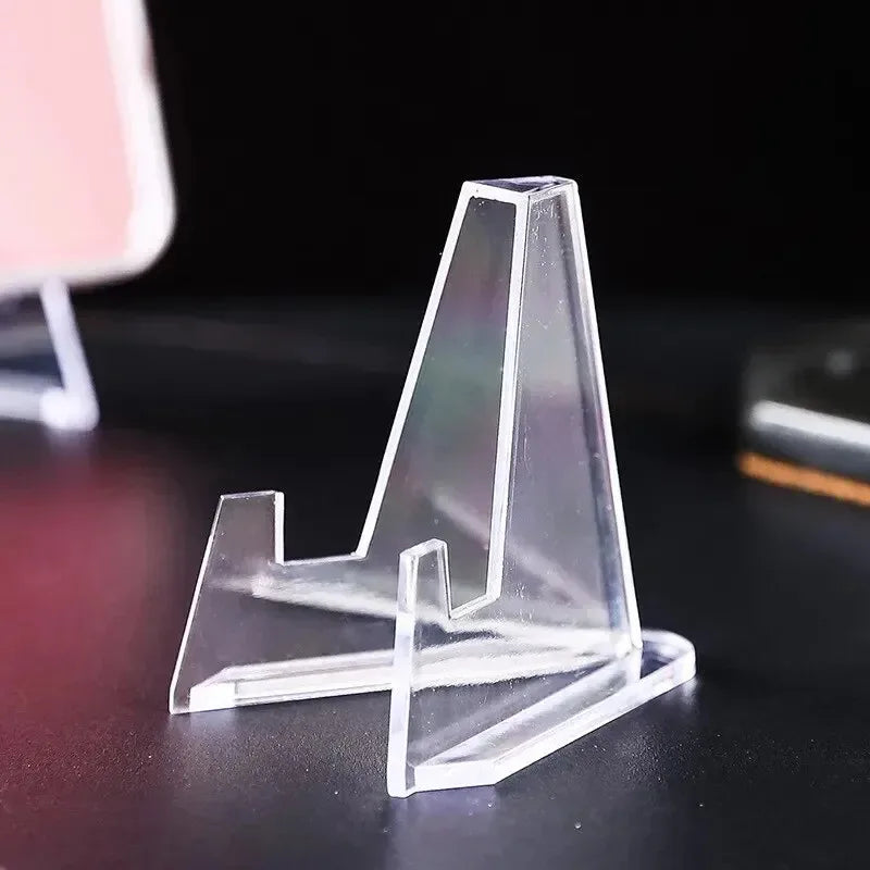 Clear Acrylic Coin Display Stand Easel Holder | 1–20 Pack