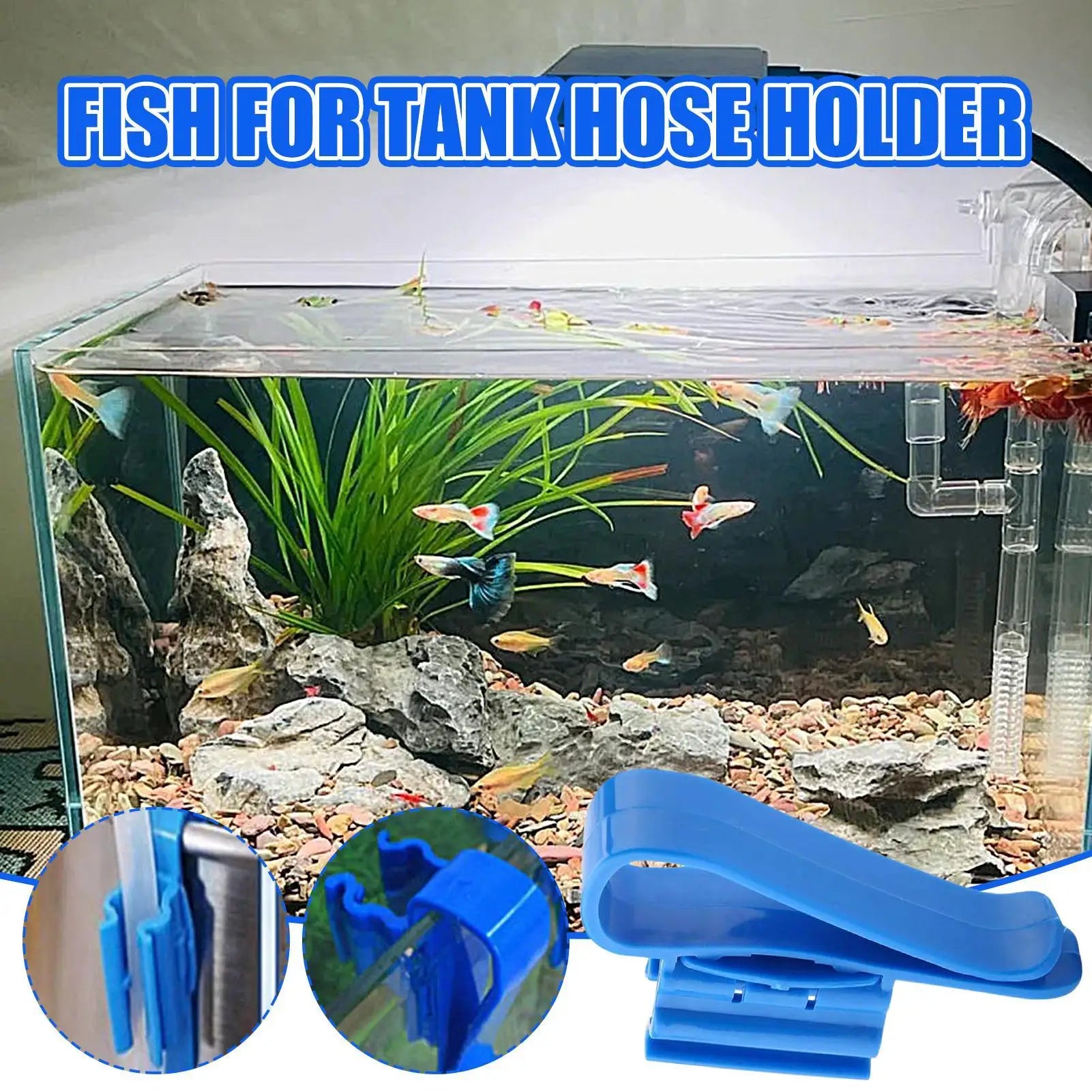 Water Pipe Mounting Clip Aquarium Fish Tank Home