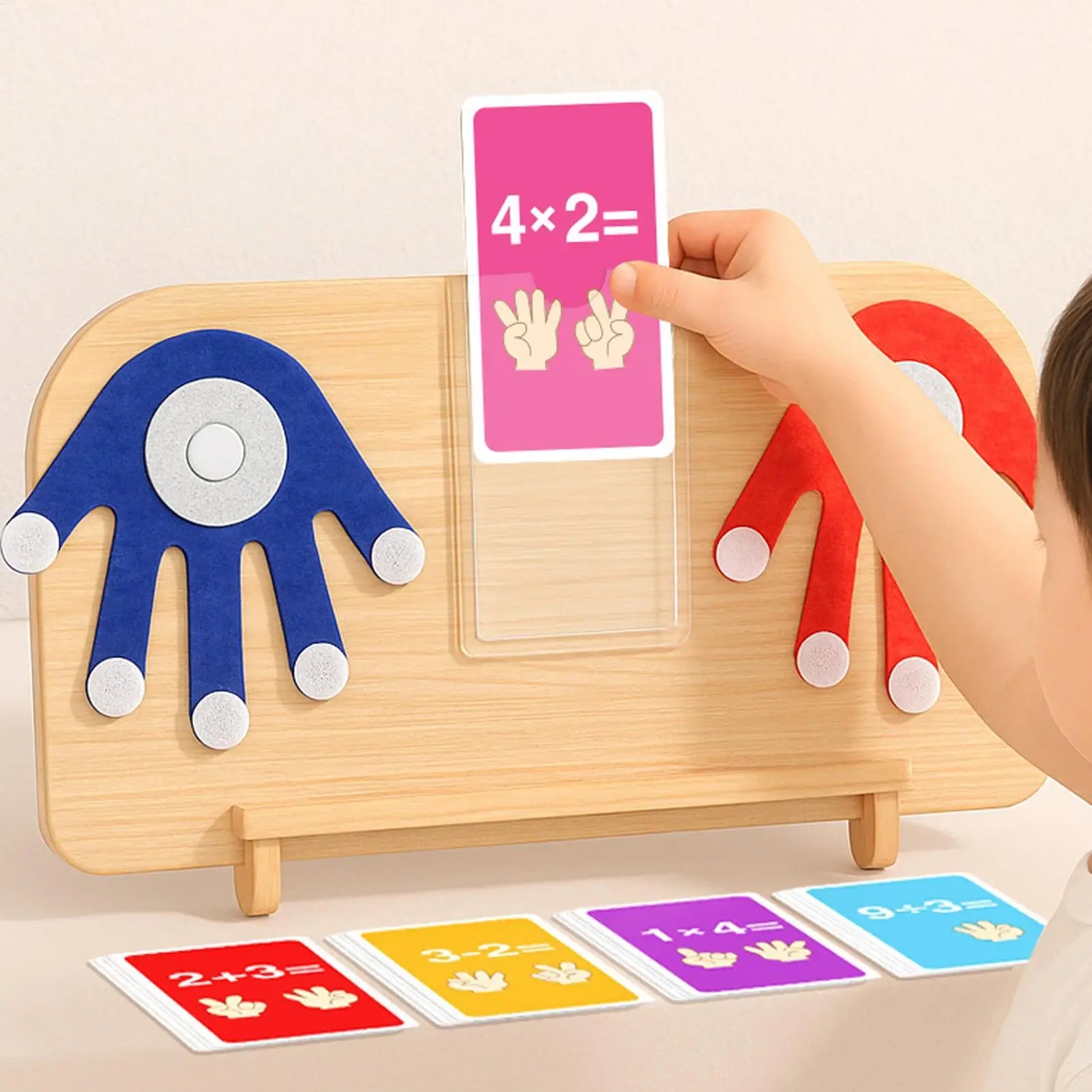 Math Toys Educational Arithmetic Family Activity Preschool Math Manipulatives Counting Blocks For Preschoolers Students Pupils Zpaxo