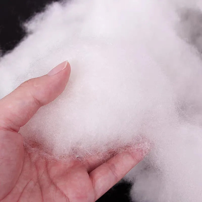 Fluffy Artificial Fake Snow Christmas Fake Cotton Decoration Set for Snow Fight Indoor Scene Xmas Village Tree Decor Doll Filler Zpaxo