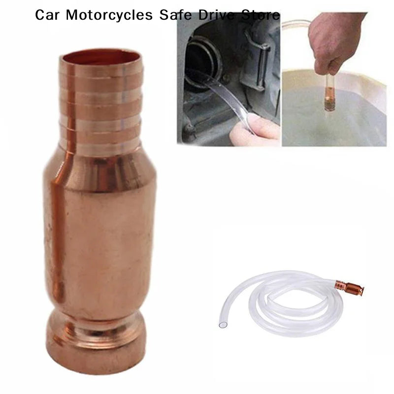 CM1PC Copper Automatic Siphon Filler Pipe Manual Pumping Oil Fittings