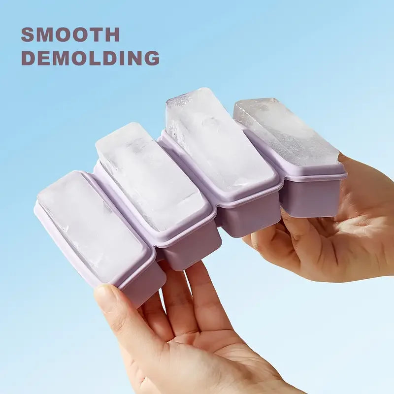 Summer Essentials: Silicone Ice Cube Tray - Bpa Not Included, Easy to Release, Suitable for Iced Drinks and Whiskey Zpaxo