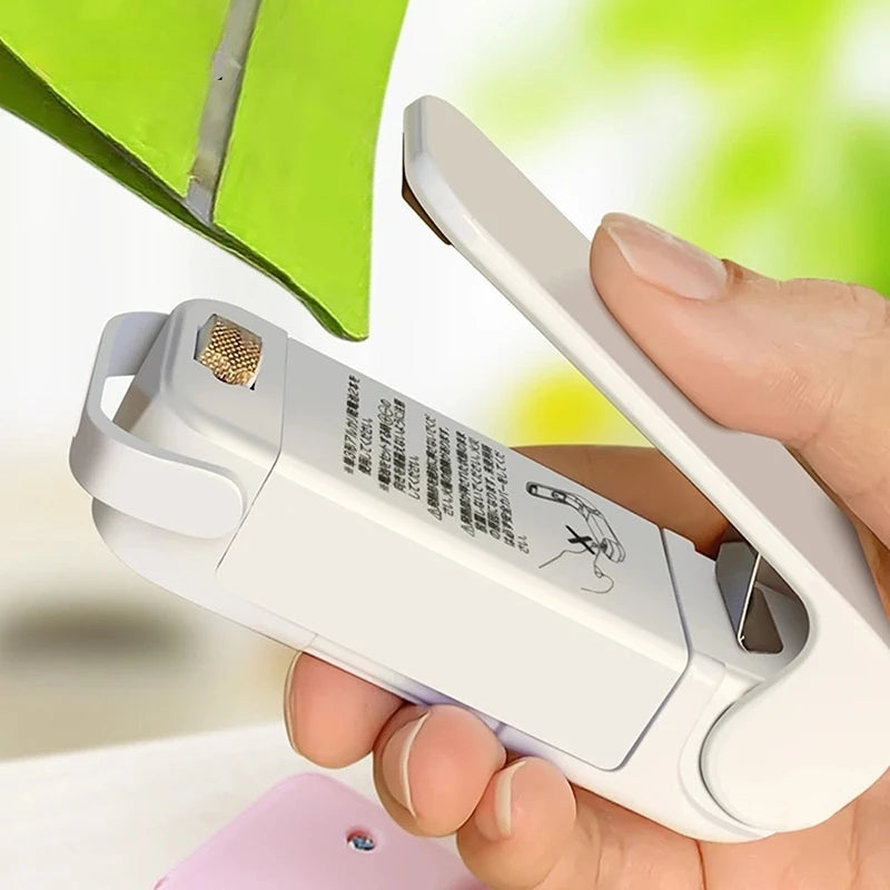 Mini Heat Bag Seal Machine Thermal Plastic Food Package Sealer