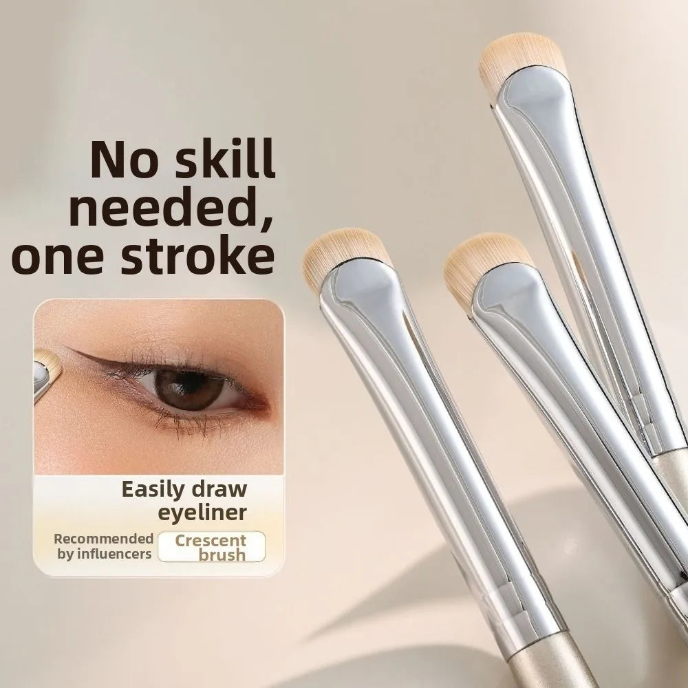 Ultra-fine Blade Tip Crescent Eyeliner Brush Soft Multi-functional Zpaxo