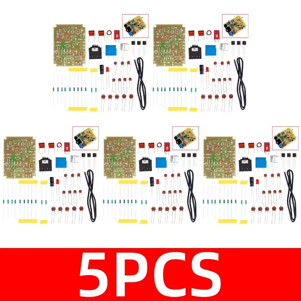 3.6V Wireless Microphone Module, 88-108MHz FM Transmitter DIY Kit with PCB for Electronic Hobby Projects Zpaxo 5PCS