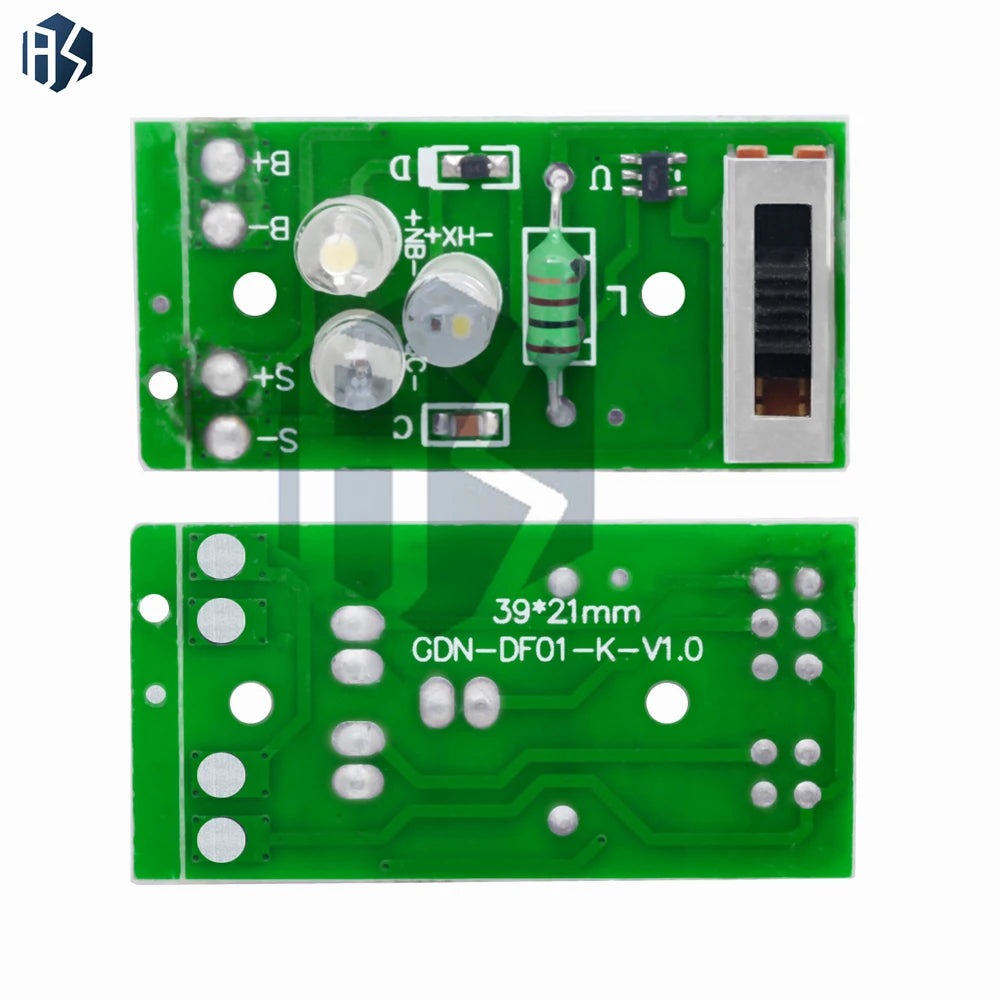 1.2V Solar Light Control Board, Multi-Purpose DIY Driver Circuit for Lawn Wall Pillar String Lights Zpaxo