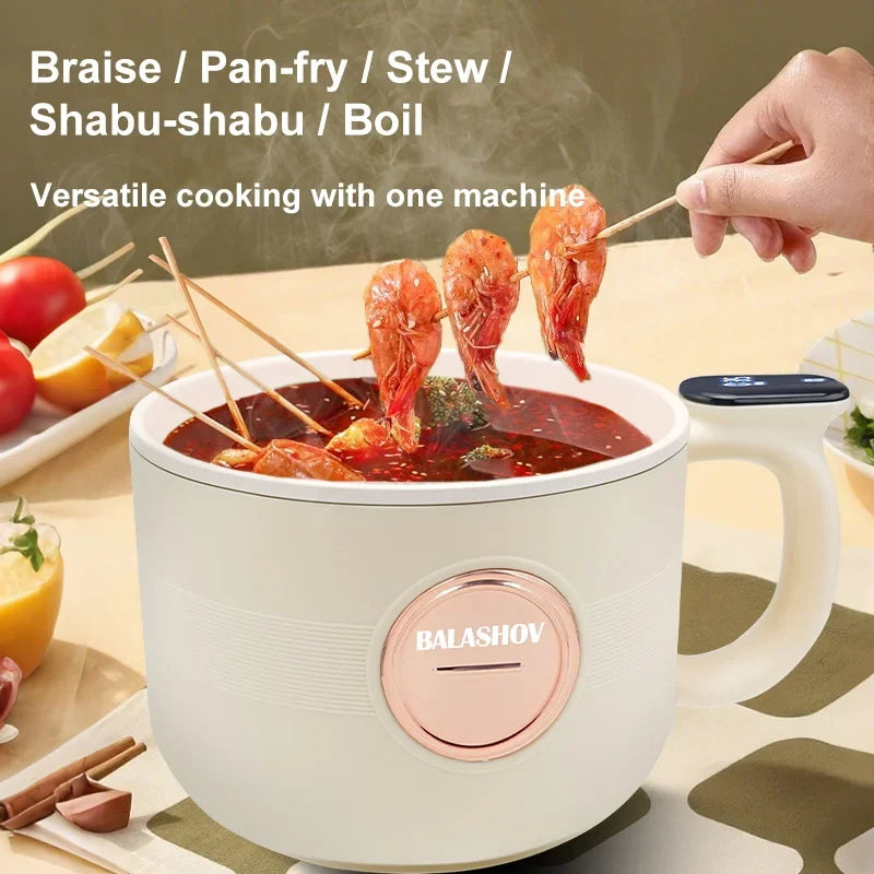 1.5L Mini Cooker Electric Rice Cooker Multifunction Cooking Machine Non-Stick Hot Pot Steamed Rice Pot For Home Kitchen 220V Zpaxo