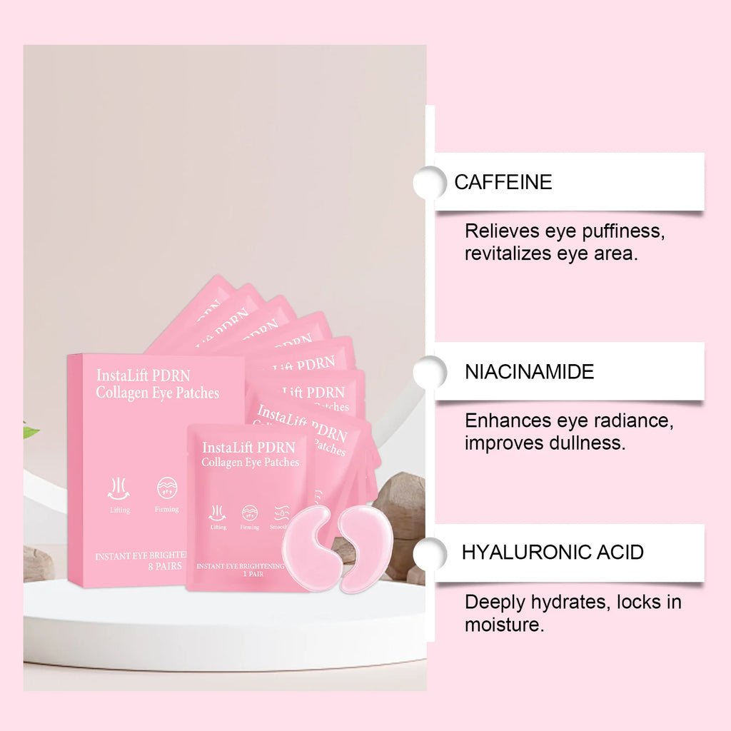 PDRN Collagen Eye Patches – Dark Circles, Bags & Wrinkles Eye Patches Mask Zpaxo