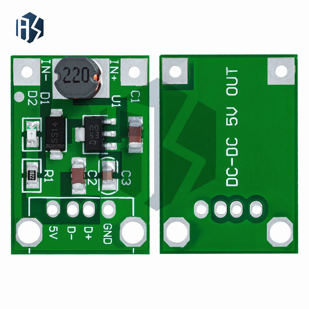 1.5V-5V to 5V DC-DC Boost Module – 600mA 93% High Efficiency Mini Converter for Arduino DIY Zpaxo