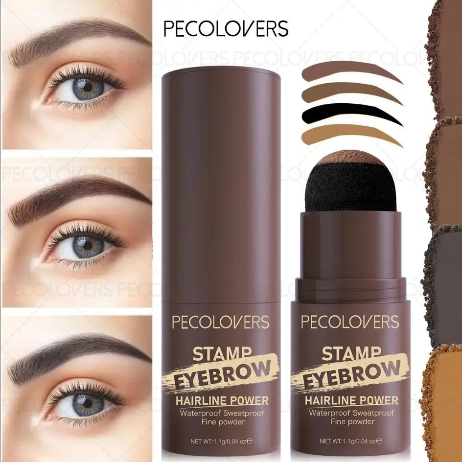 Hairline Powder Waterproof Hairline Root Cover Up,Sweatproof Eyebrow Contour Stick,Root Edge Shadow Filling Powder Zpaxo