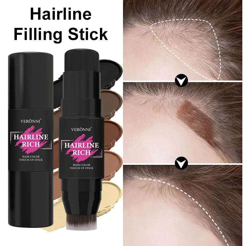 Hair Line Repair Stick Pen Black Root Cover Up Natural Hair Filling Hairline Shadow Powder Hair Coverage Hairline Rich Stick Zpaxo