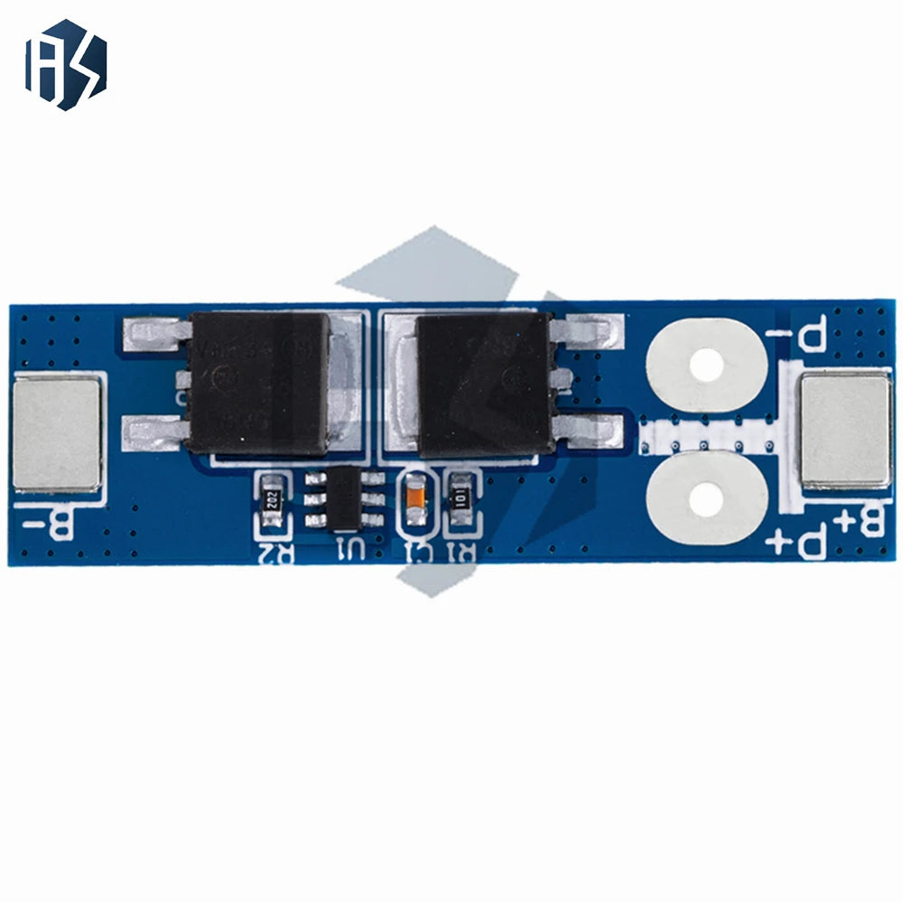‌"1S 12A BMS PCM Protection Board for 3.7V Li-ion / 3.2V LiFePO4 18650 Batteries - Short Circuit & Charging Protection Module Zpaxo