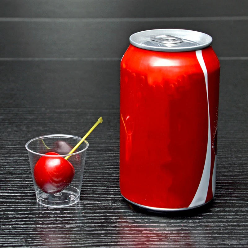 Disposable Clear Plastic Cup Outdoor Picnic Birthday Kitchen Party Zpaxo